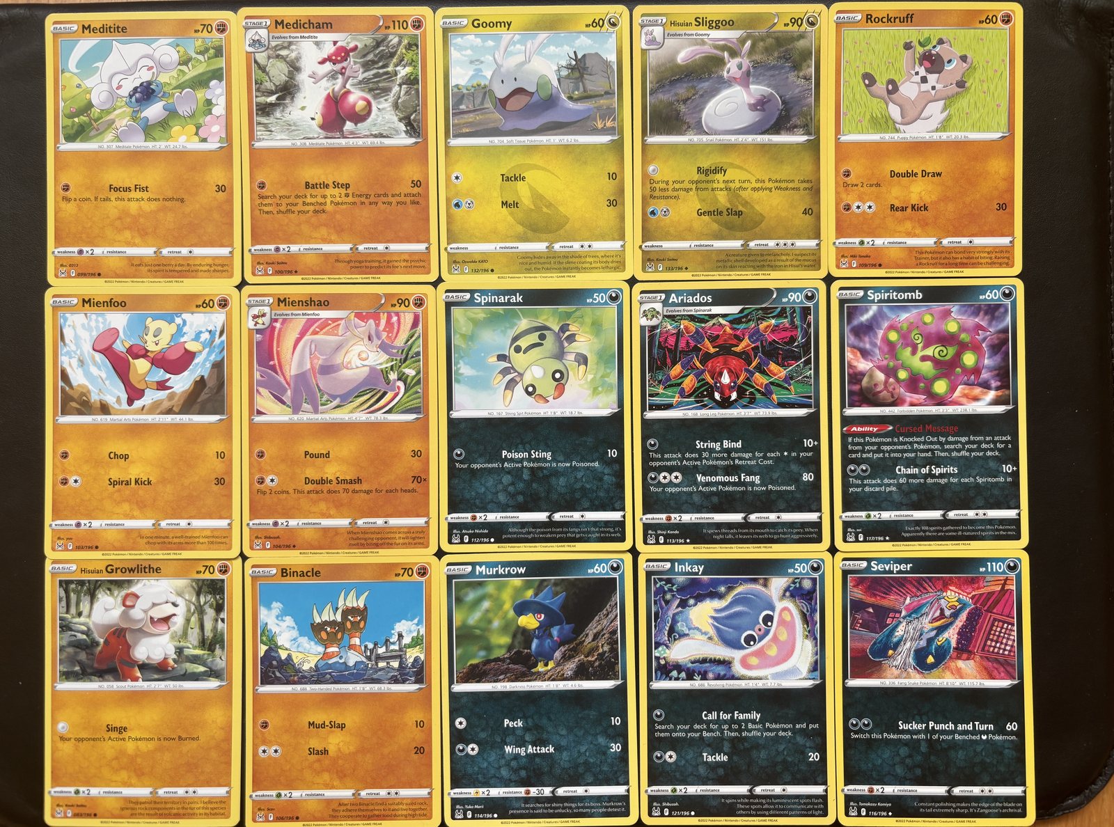 Evolution set - Lost Origin