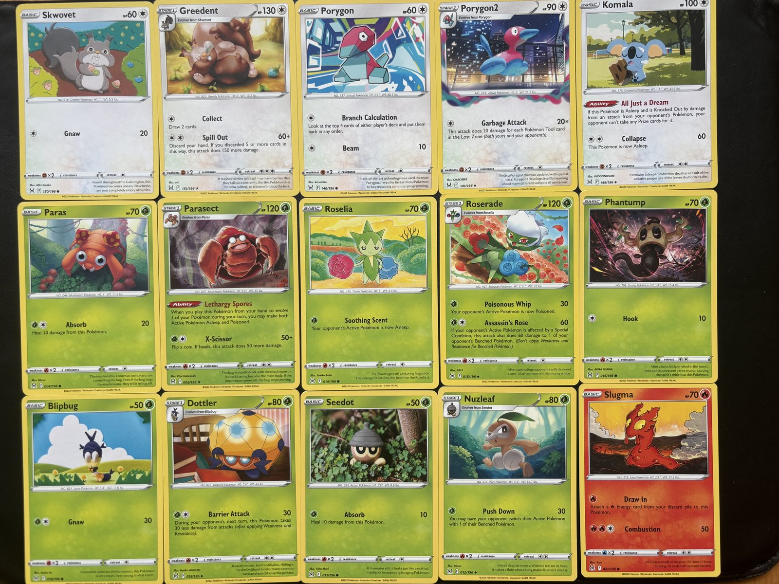 Evolution set - Lost Origin