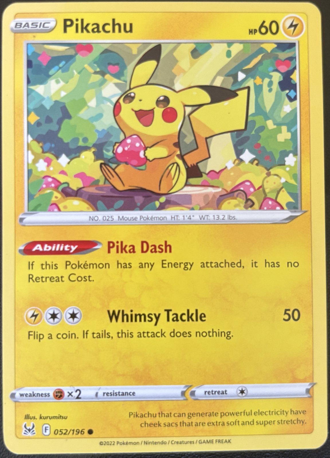 Pikachu 052/196